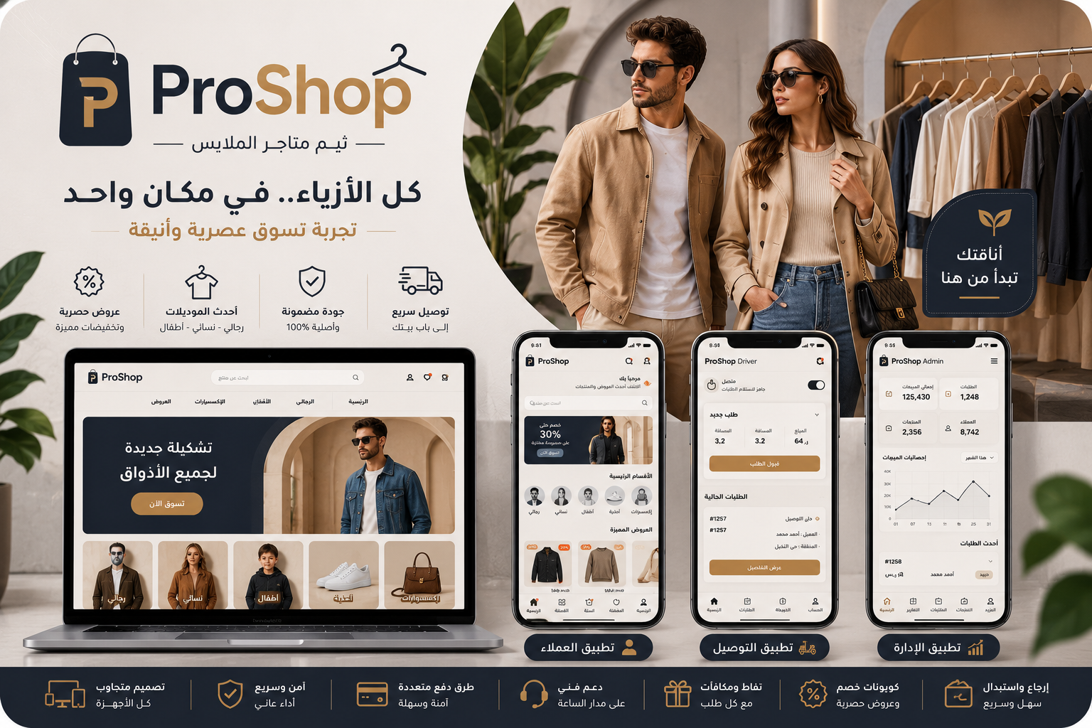 نظام متاجر الملابس