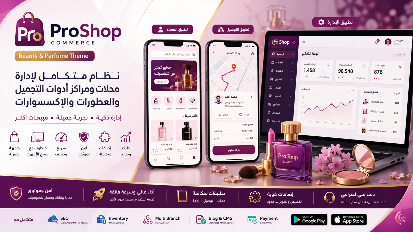 نظام ادوات التجميل والعطورات